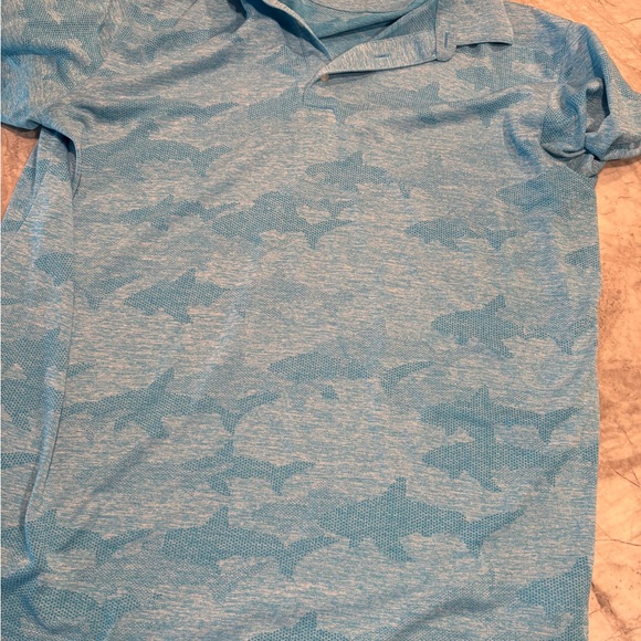 Greg Norman Collection Aqua Polo Shirt XL PLAYDRY - Picture 1 of 2